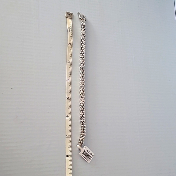 LAGOS Sterling Silver 7mm Caviar Rope Bracelet, size 7 - Picture 9 of 9
